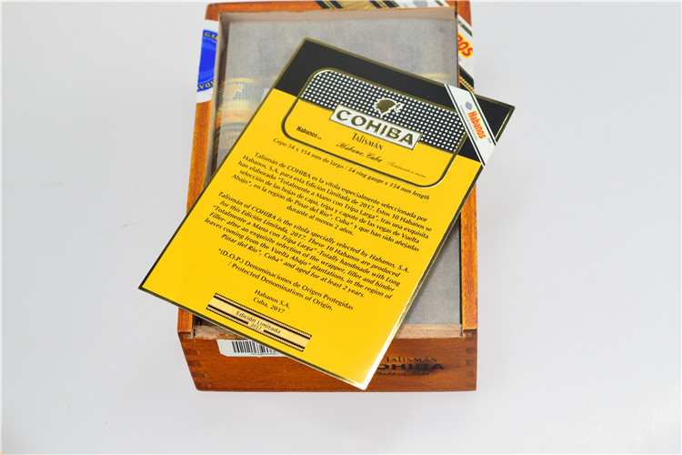 10支COHIBA Talismán Limited Edition 2017 护符（19年）